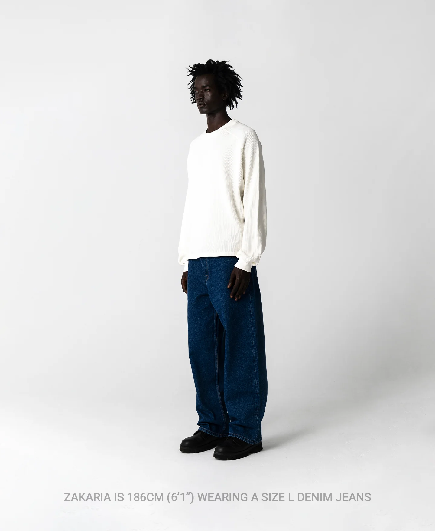 14oz 'Stone Wash' Denim Jeans - Image 8