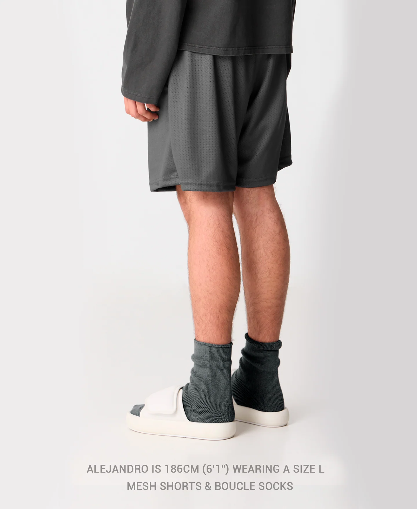 250 GSM 'Burgundy' Mesh Shorts - Image 7