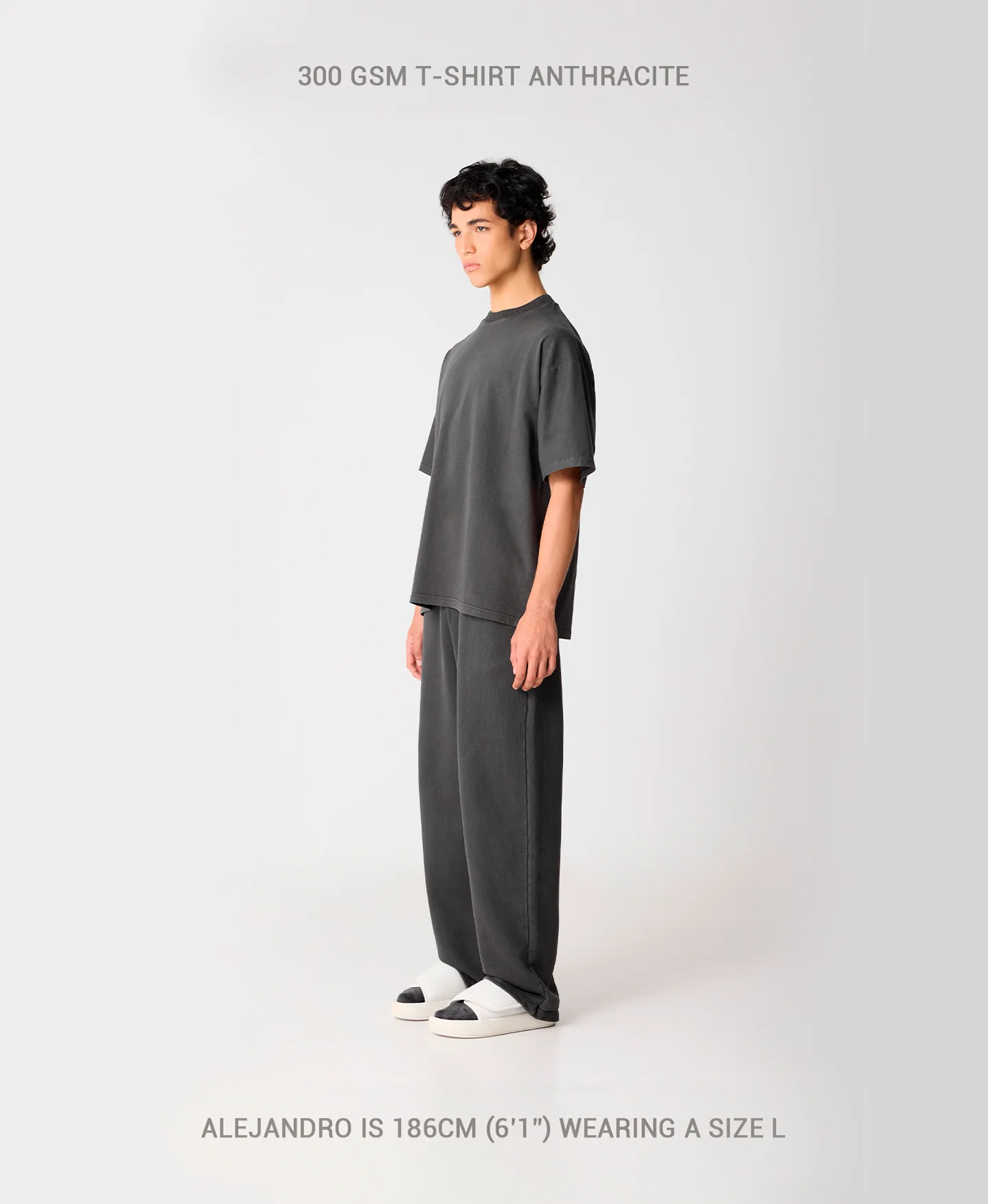 300 GSM 'Neutral Gray' T-Shirt - Image 8