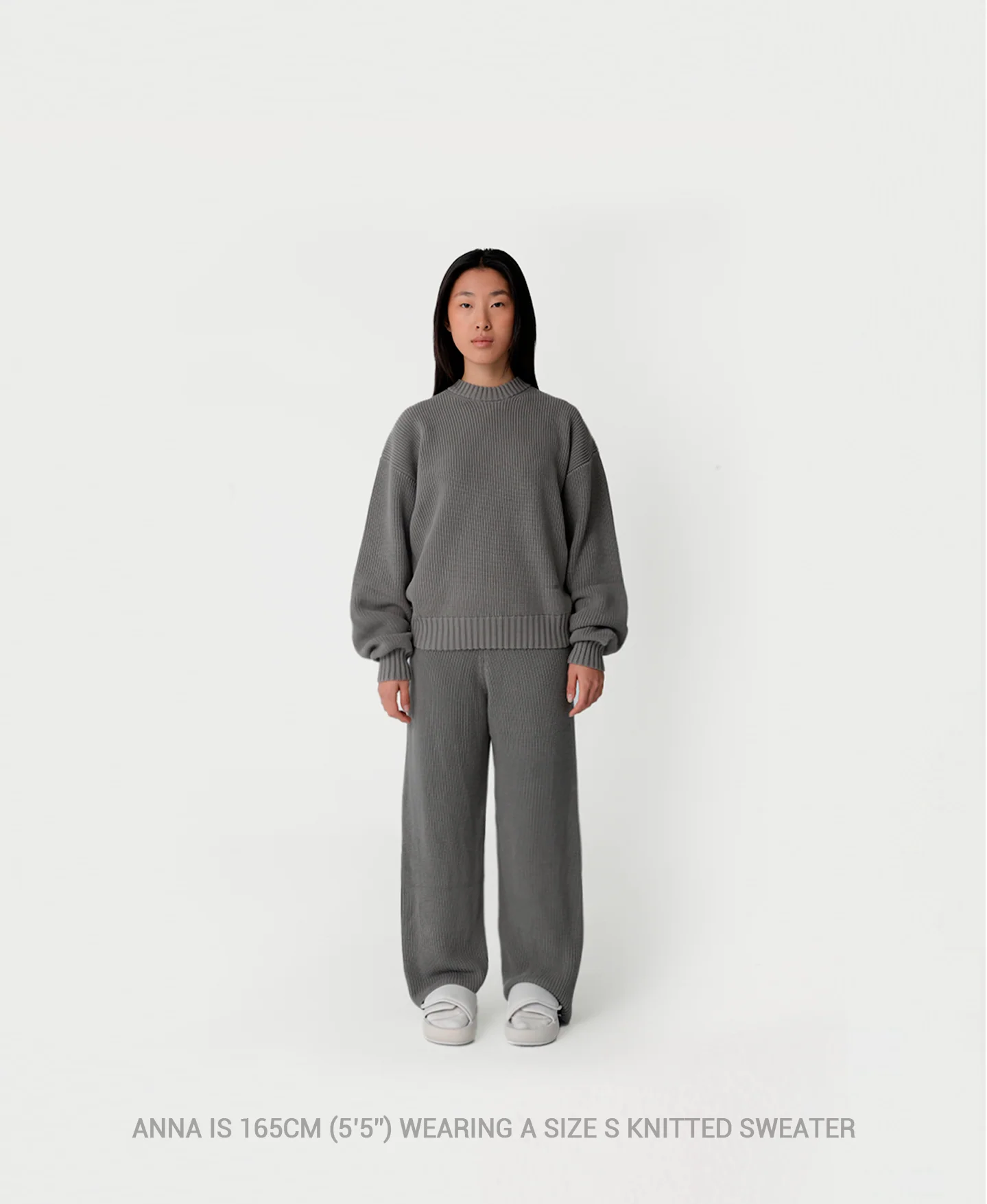 7 Gauge 'Light Heather Gray' Knit - Image 5