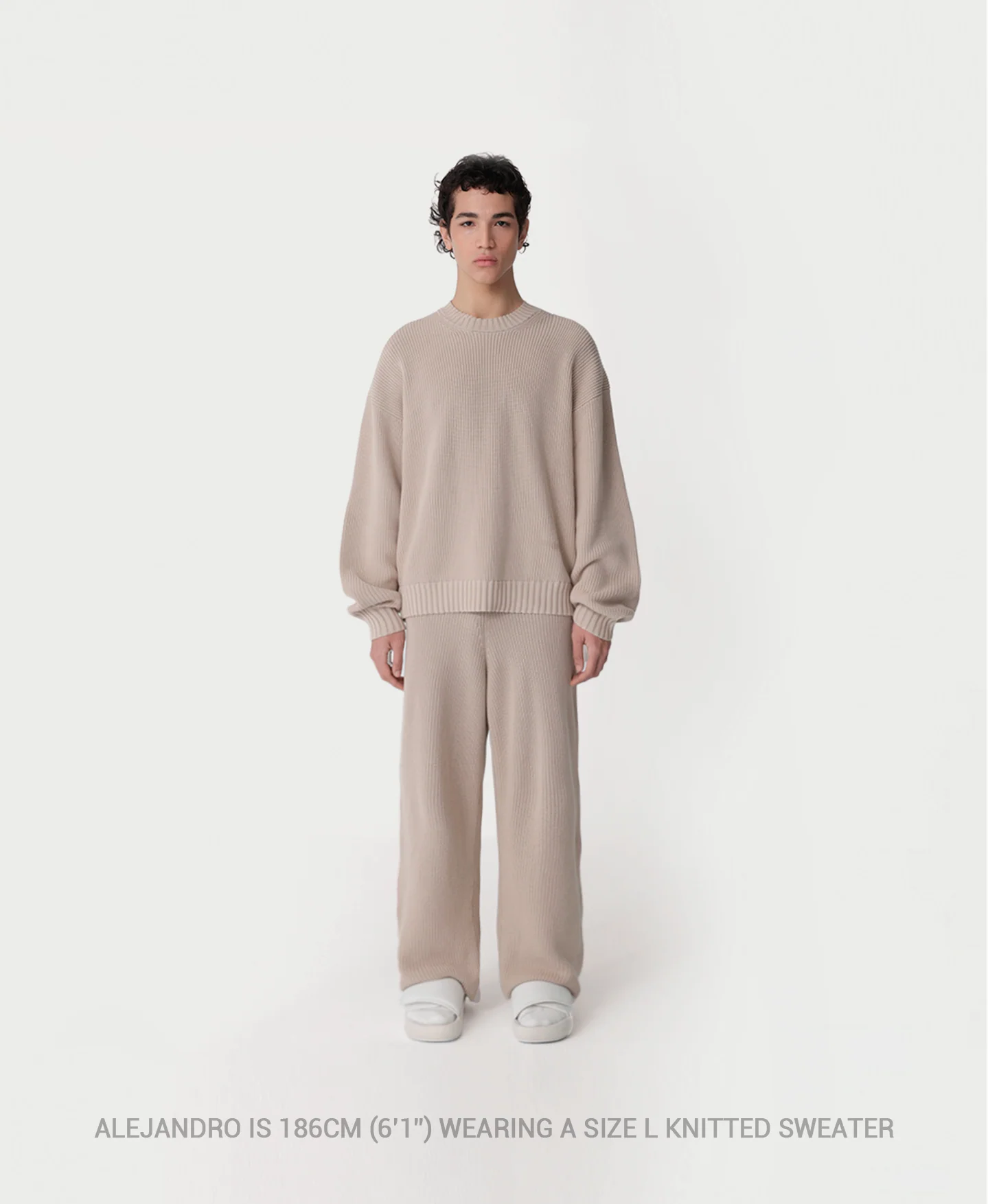 7 Gauge 'Light Heather Gray' Knit - Image 6