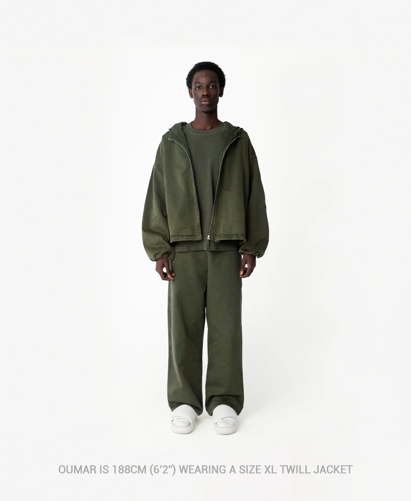 'Mud Gray' Twill Jacket - Image 5
