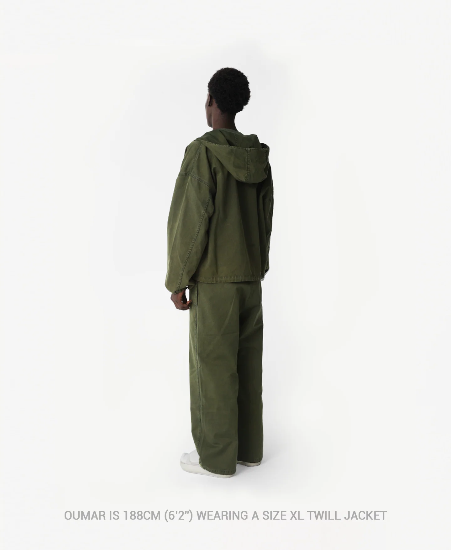 'Mud Gray' Twill Jacket - Image 6